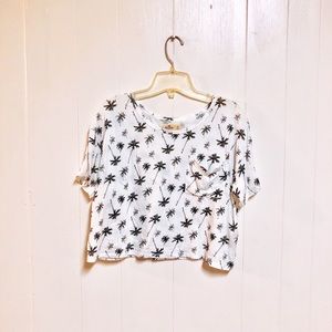 Coconut tree crop top